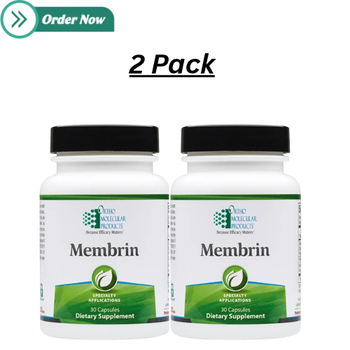 Ortho Molecular Products Membrin Dietary Supplement 30 Capsules – 2 Pack