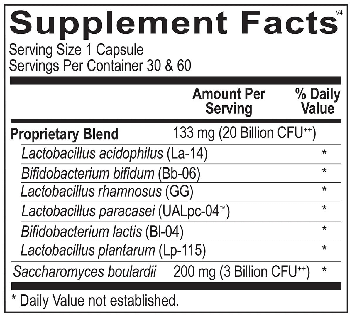 Ortho Biotic Capsules - 60 Capsules 3 Pack