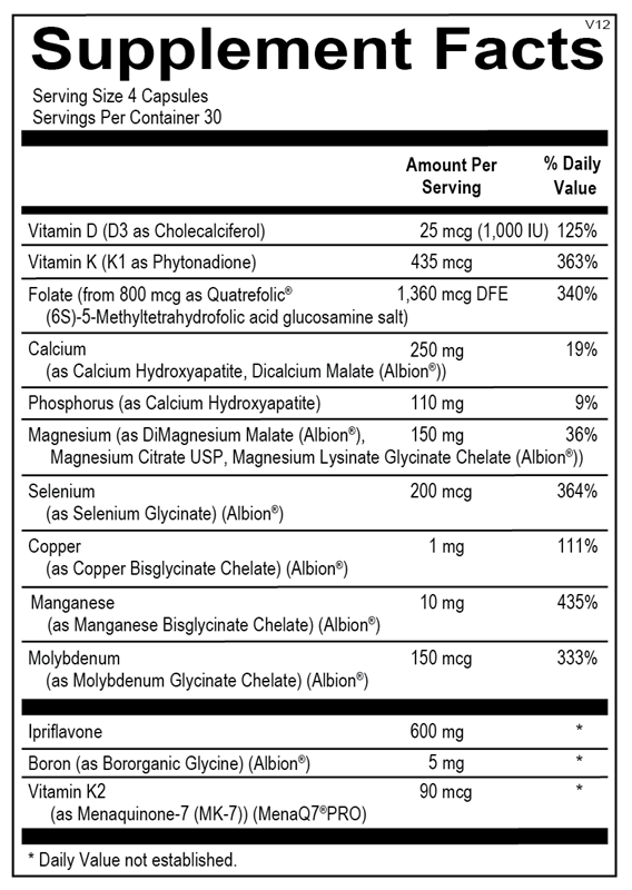 Ortho Molecular Osteoprev - 120 Capsules 2 Pack
