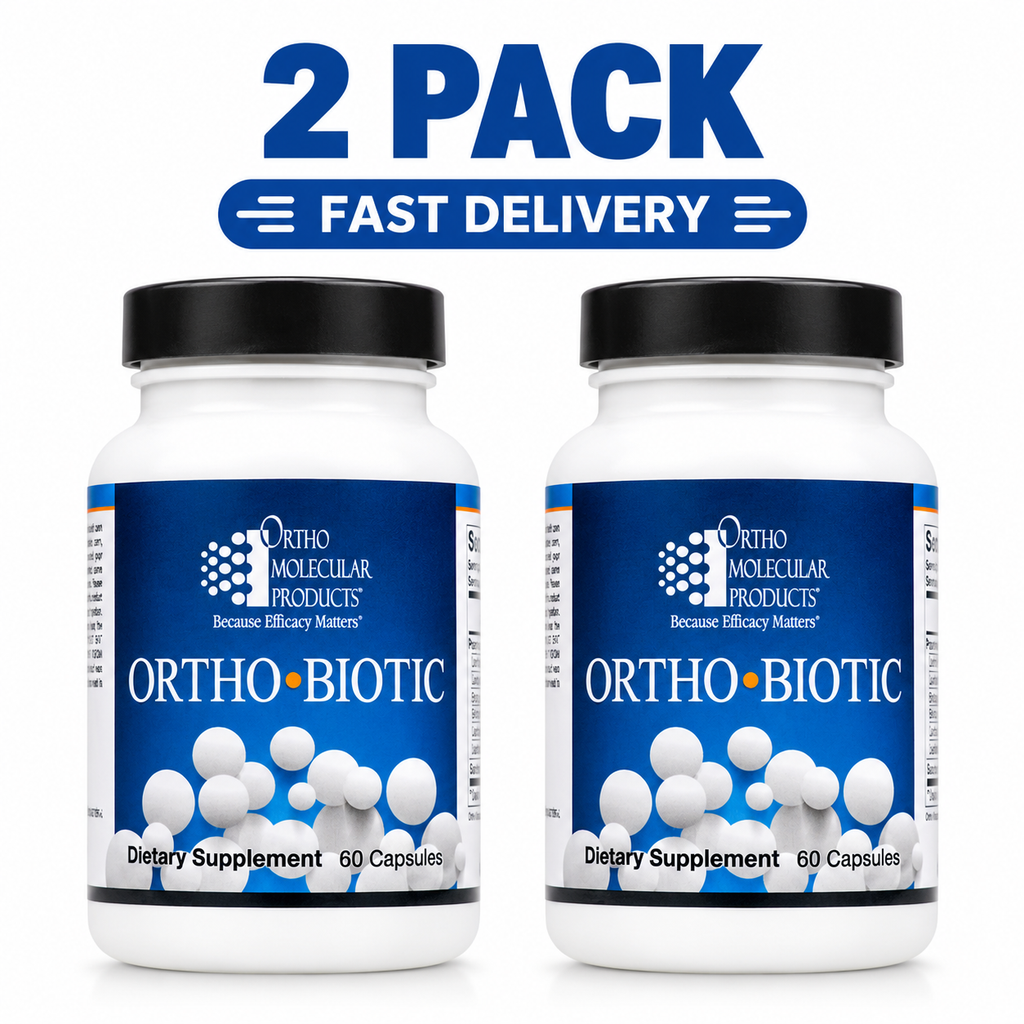 Ortho Molecular Ortho-Biotic 60 Capsules Each   2 Pack – Fast Delivery
