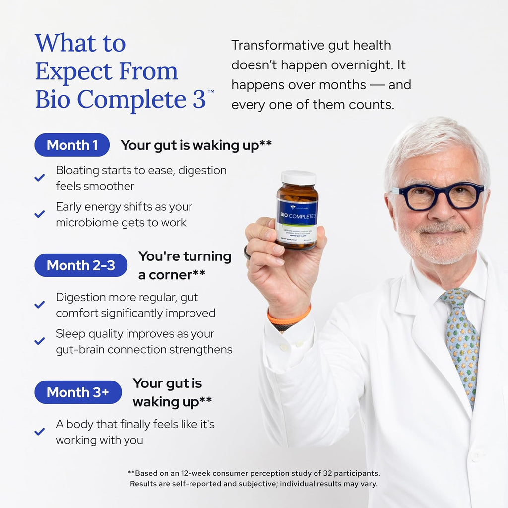 Gundry MD Bio Complete 3 Prebiotic Probiotic Postbiotic – 30 Day Supply