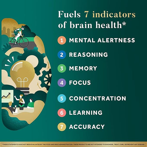 Brain Health Support Formula | Cognitive Wellness & Mental Performance Supplement | 60 Capsules