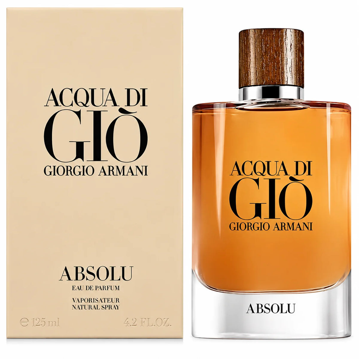 Giorgio Armani Acqua di Giò Absolu Eau de Parfum for Men – 4.2 oz / 125 mL