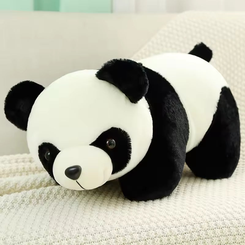 Huggable Kawaii Stuffed Panda Doll Plush Animal Toy Soft Panda Lifelike Plush Toys