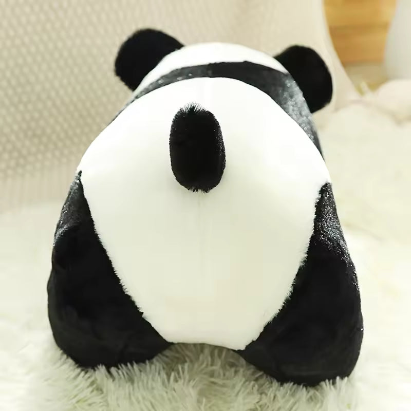 Huggable Kawaii Stuffed Panda Doll Plush Animal Toy Soft Panda Lifelike Plush Toys