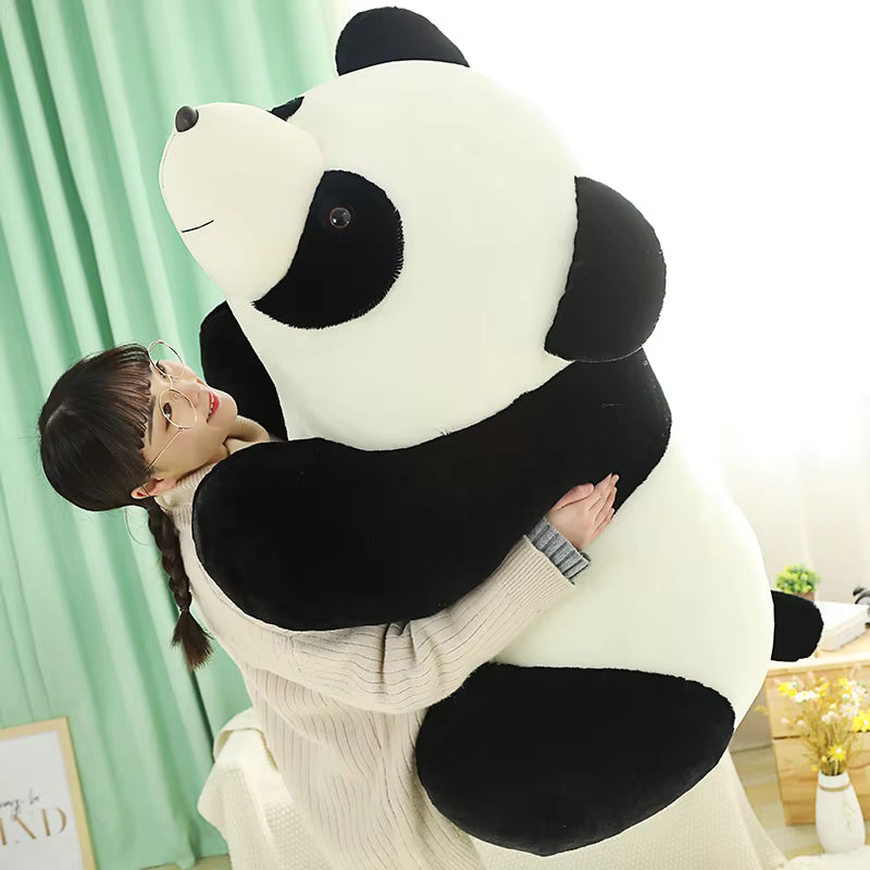 Huggable Kawaii Stuffed Panda Doll Plush Animal Toy Soft Panda Lifelike Plush Toys