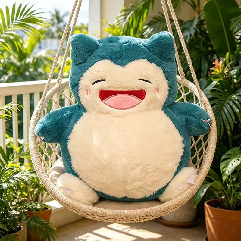 Pokemon Snorlax Plush Toy Cute Sleeping Stuffed Animal Soft Kawaii Anime Doll