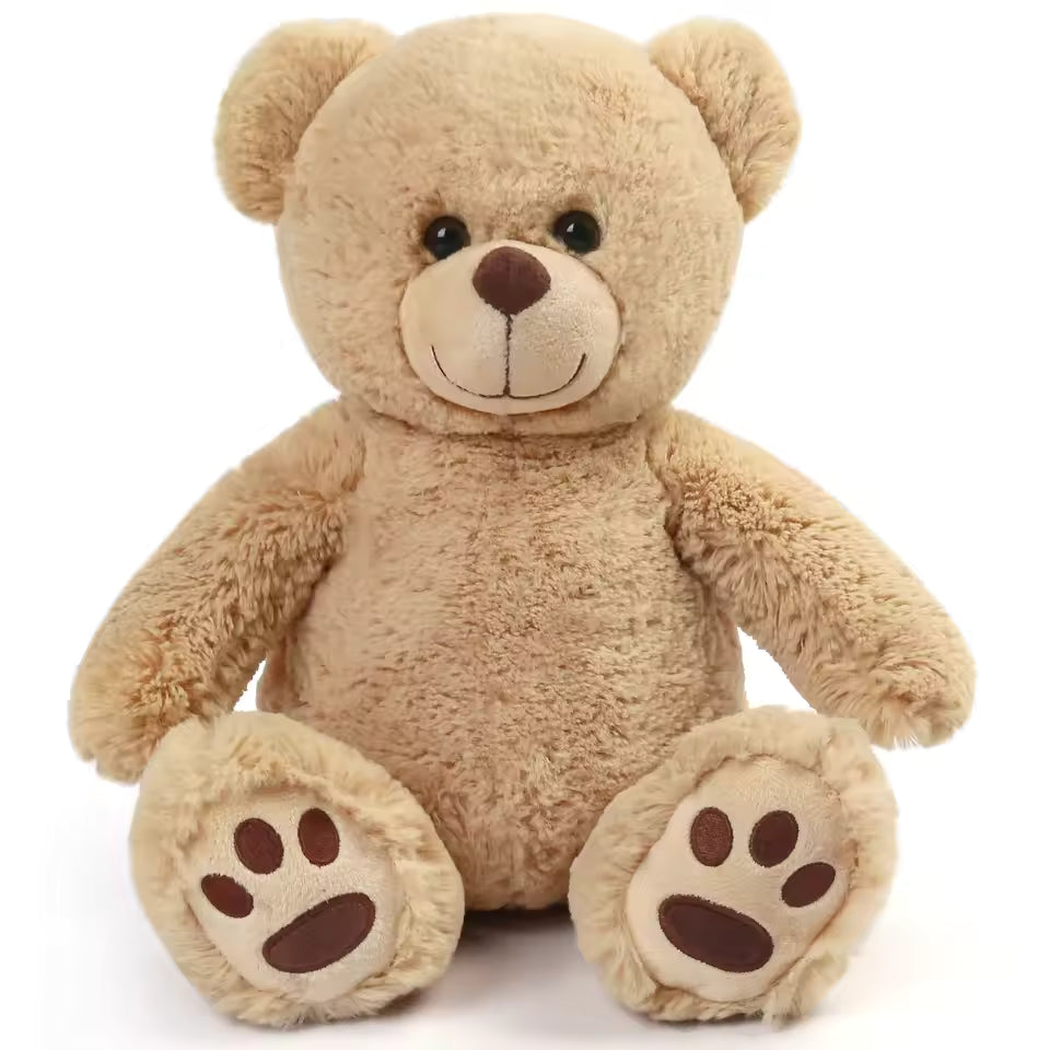 Brown Teddy Bear Stuffed Animals, 12'' Cute Plush Teddy Bear Toy,