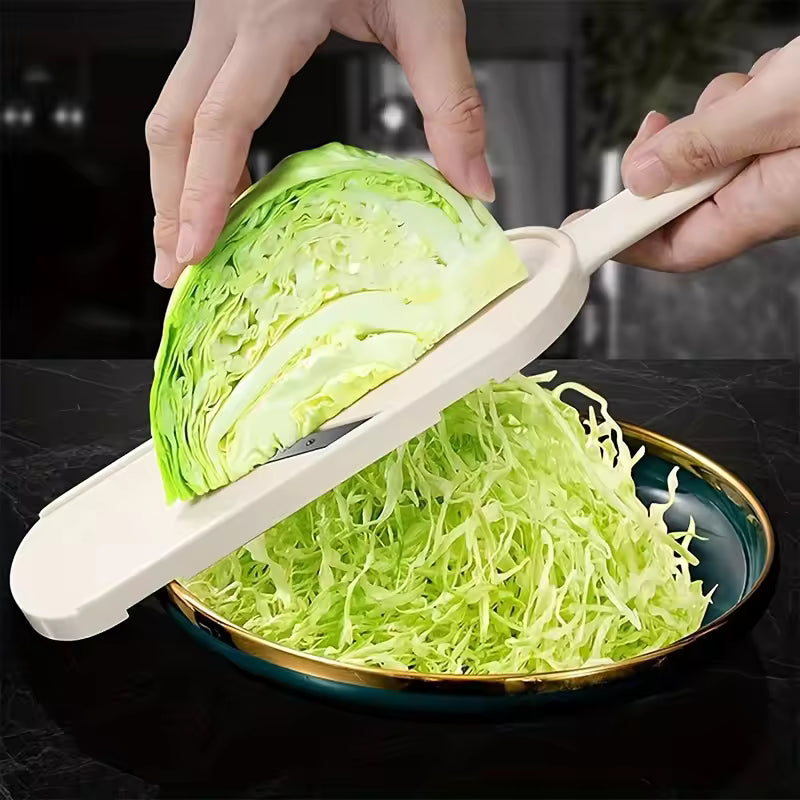 Vegetable Slicer & Shredder for Salad, Cabbage, Carrot - Multi-Purpose Kitchen Gadget