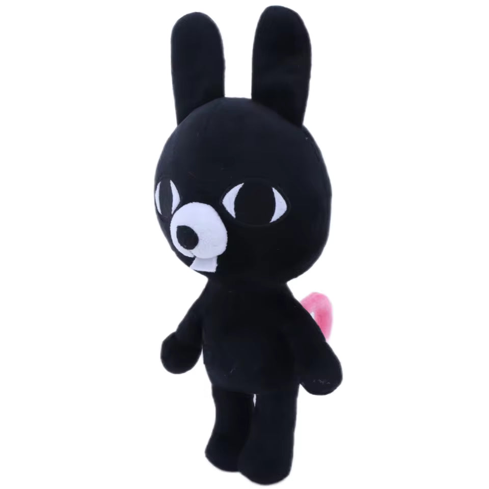 Kawaii Ratthew Plush Toy Animal Hospital Game Toys Ratthew Black Rabbit Toys