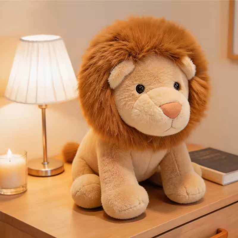 Soft Kawaii Lion Plush Toys Stuffed Animals Cartoon Cute Lion Dolls Toys for Kids