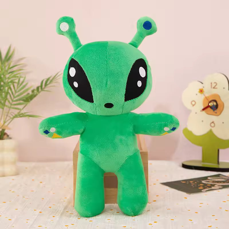 30cm Green Alien Plush Toy Anime Tentacled Horn Alien Monsters Horror Doll