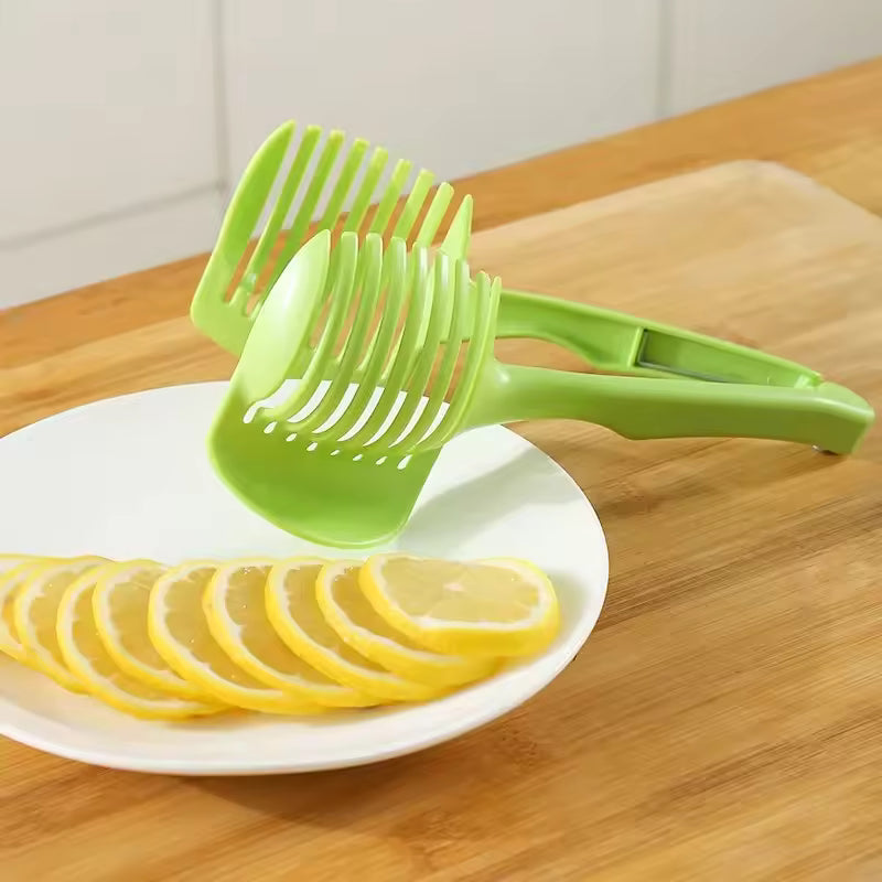 Kitchen Handheld Potato Slicer Tomato Cutter Tool Lemon