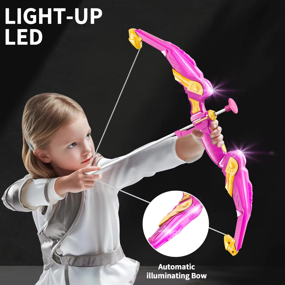 Children's Bow and Arrow Set Archery Toy Set Indoor and Outdoor Toys