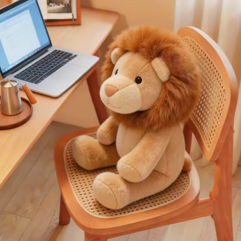 Soft Kawaii Lion Plush Toys Stuffed Animals Cartoon Cute Lion Dolls Toys for Kids