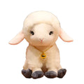 Cute Bell Necklace Sheep Long Ear Sitting Stuffed Animal