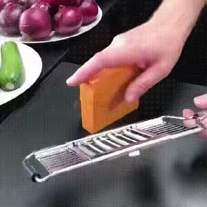 4 in1 Vegetable Slicer Stainless Steel Shredder Cutter Multi-Purpose Vegetable