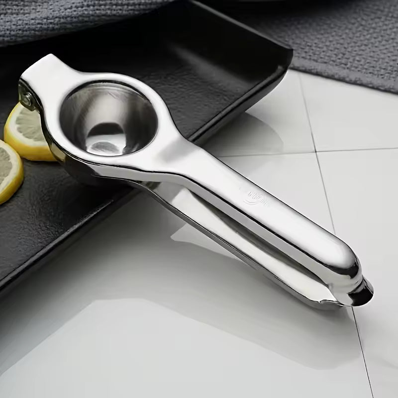 1pc Stainless Steel Lemon Juicer - Manual Efficient Juice Press