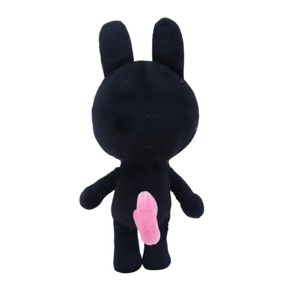 Kawaii Ratthew Plush Toy Animal Hospital Game Toys Ratthew Black Rabbit Toys