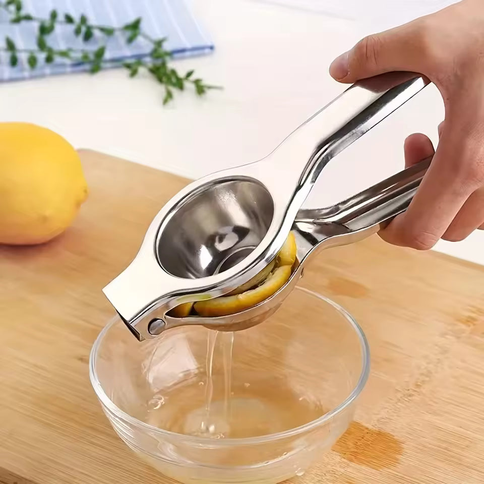 1pc Stainless Steel Lemon Juicer - Manual Efficient Juice Press