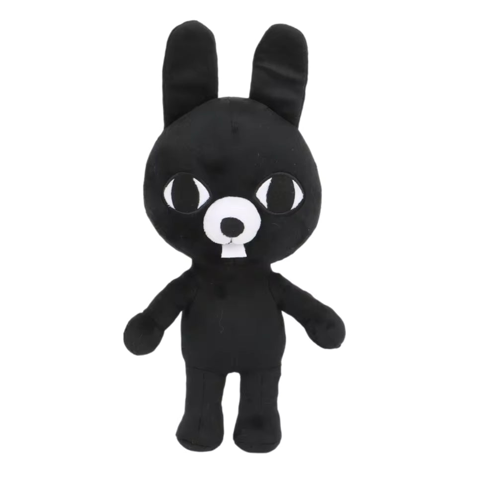 Kawaii Ratthew Plush Toy Animal Hospital Game Toys Ratthew Black Rabbit Toys