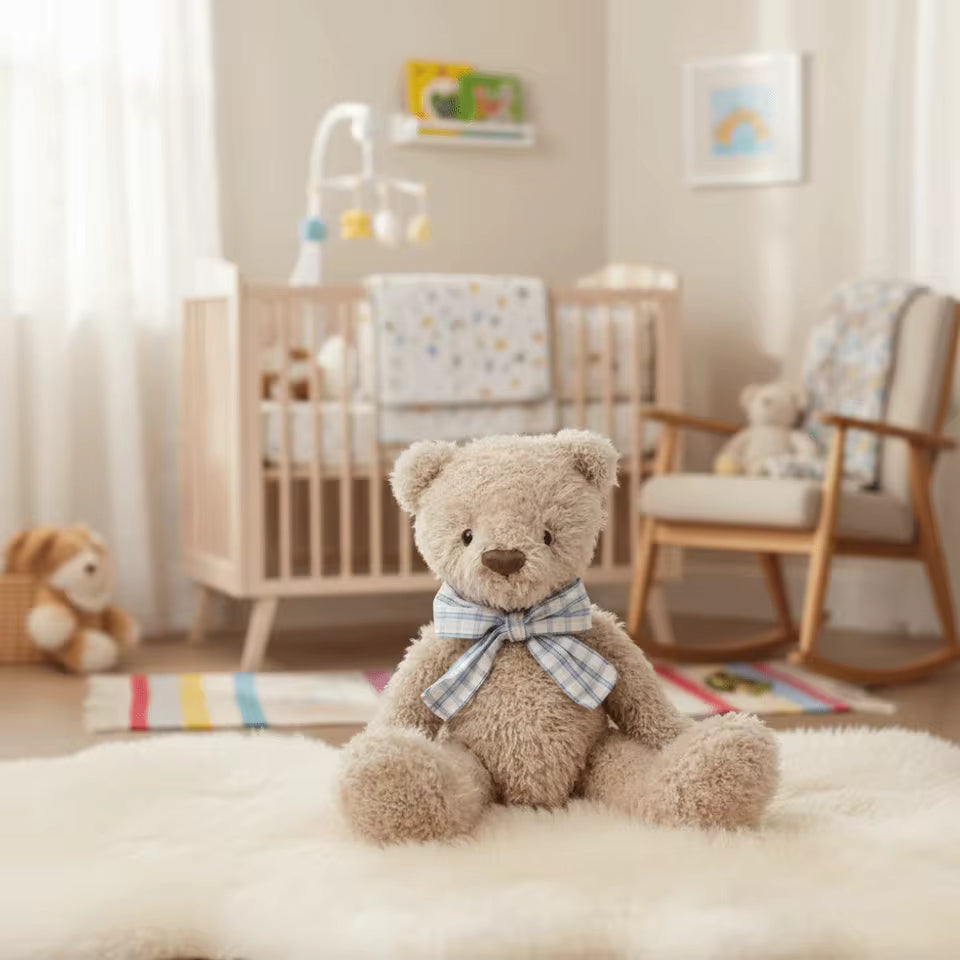 Christmas Gift Soft Bear Cute Fluffy Brown Soft Stuffed Animal Sweater Bear