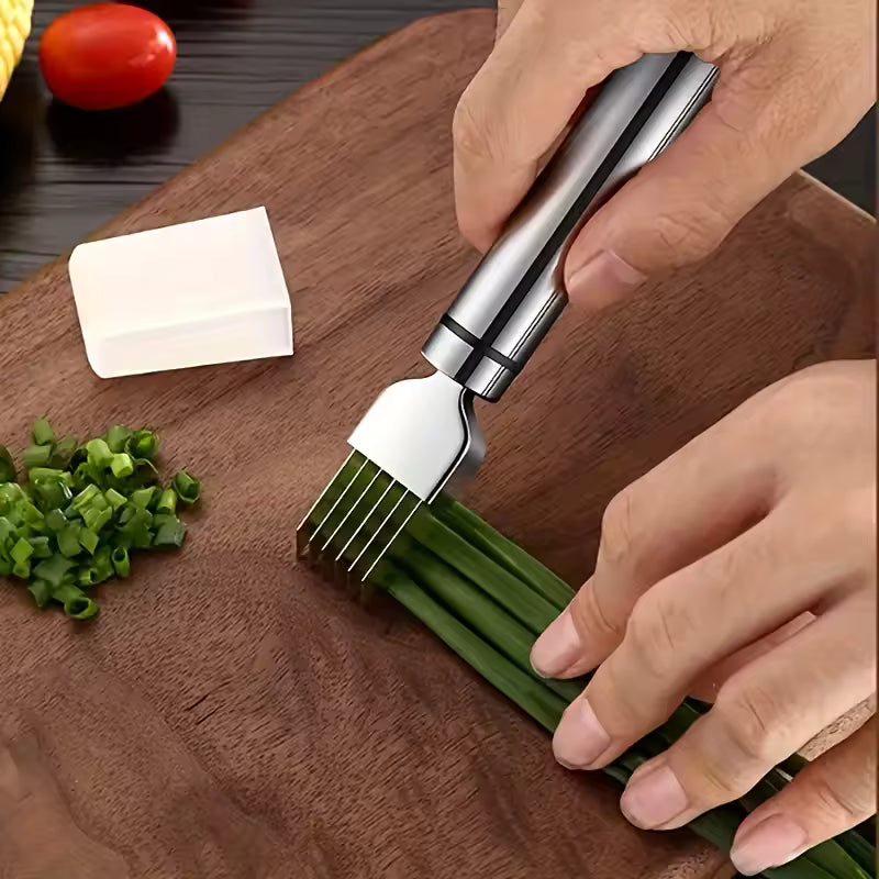 Stainless Steel Shred Silk The Knife Vegetable Garlic Cutter Food Speedy