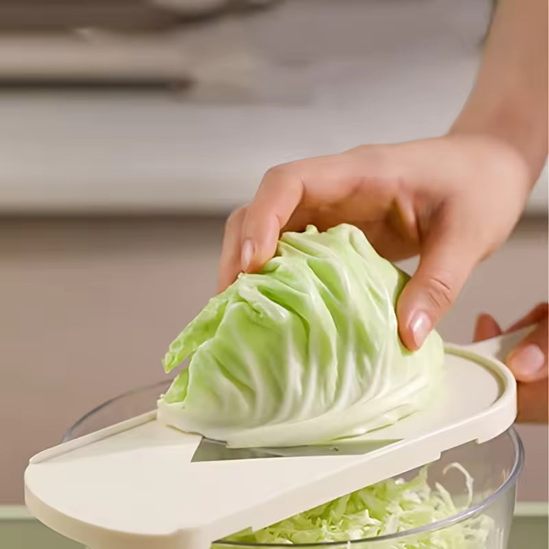 Vegetable Slicer & Shredder for Salad, Cabbage, Carrot - Multi-Purpose Kitchen Gadget