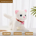 New Walking Kitty Plush Toy Electric Interactive Cat Stuffed Animal