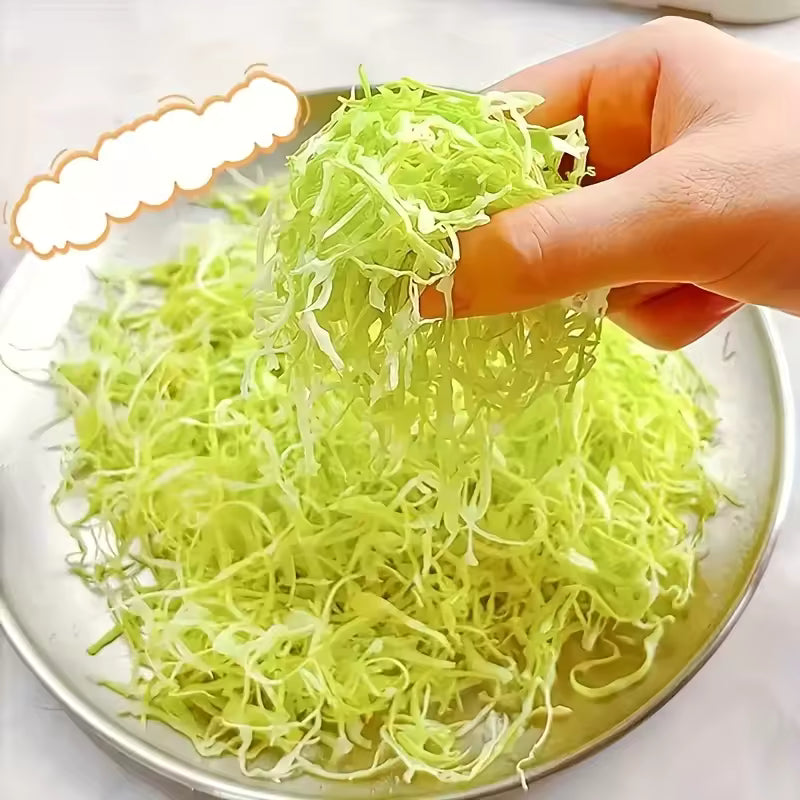 Vegetable Slicer & Shredder for Salad, Cabbage, Carrot - Multi-Purpose Kitchen Gadget