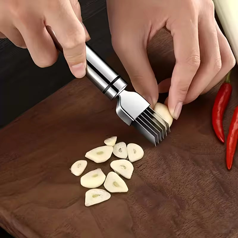 Stainless Steel Shred Silk The Knife Vegetable Garlic Cutter Food Speedy