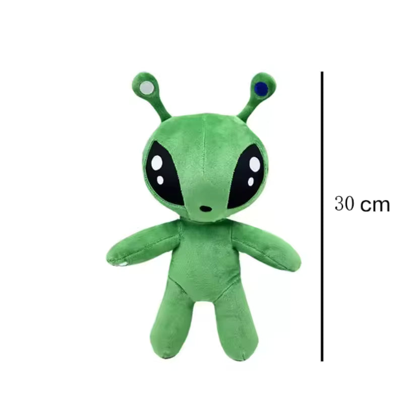 30cm Green Alien Plush Toy Anime Tentacled Horn Alien Monsters Horror Doll