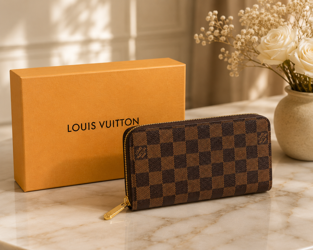 LOUIS VUITTON Zippy wallet N41661 purse Japan ookura