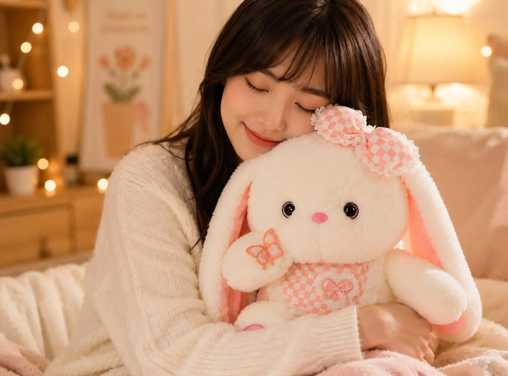 Soft Plush Bunny Toy | 40cm Cuddly Rabbit Stuffed Animal, Comfort Companion