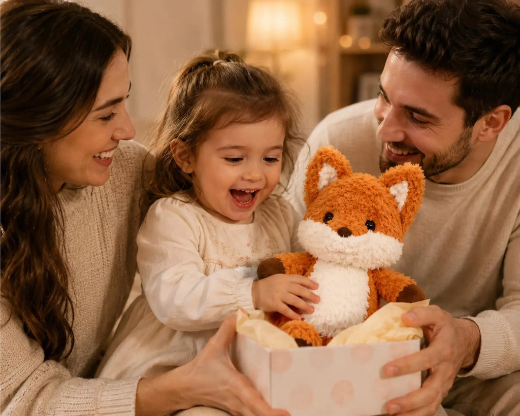 Soft Fox Plush Toy | Cuddly Stuffed Animal Pillow Doll, Woodland Companion