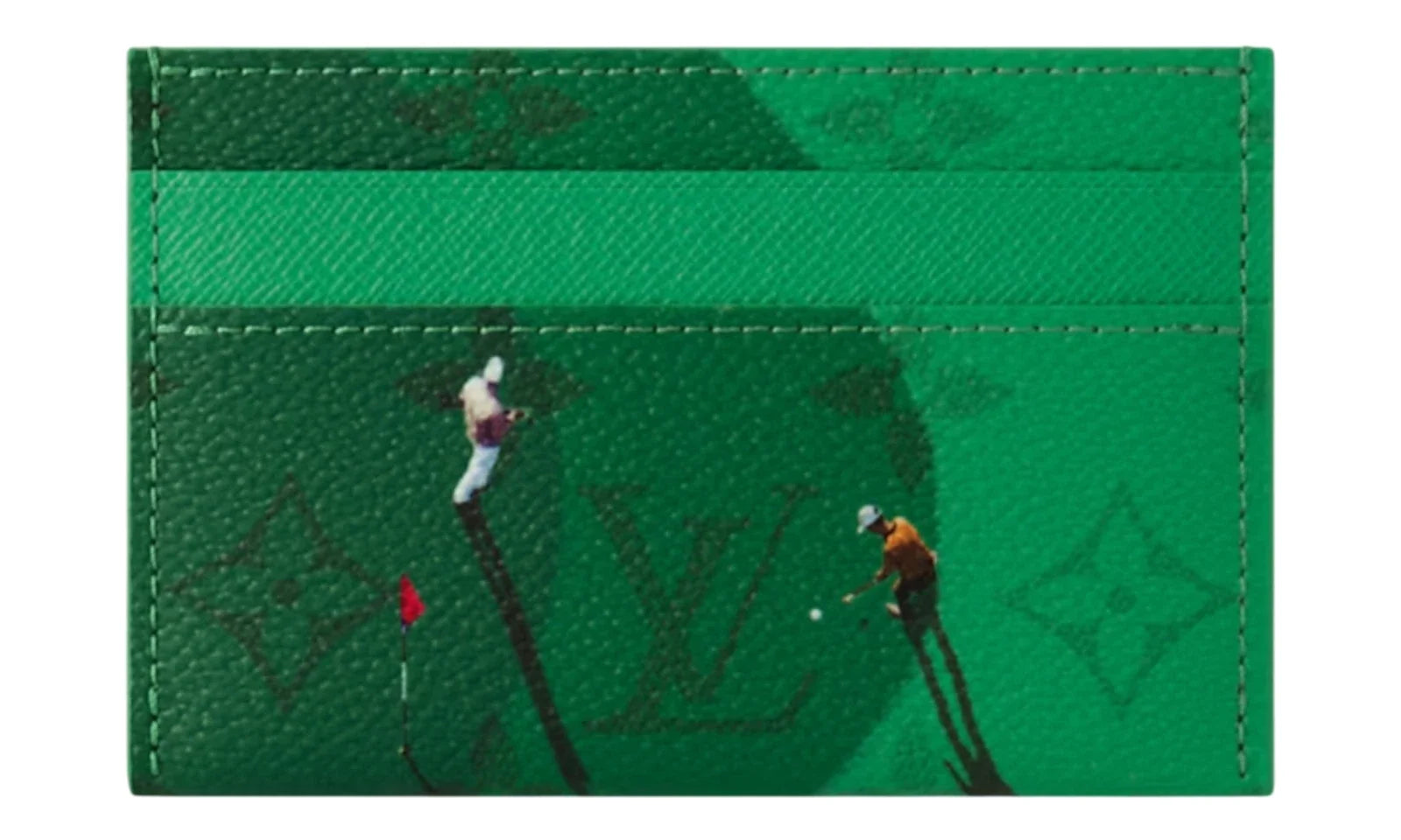 Louis Vuitton Golf Card Case Green
