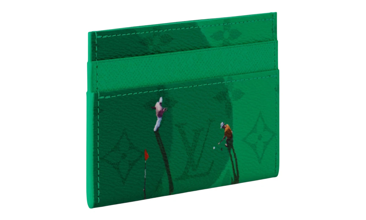 Louis Vuitton Golf Card Case Green