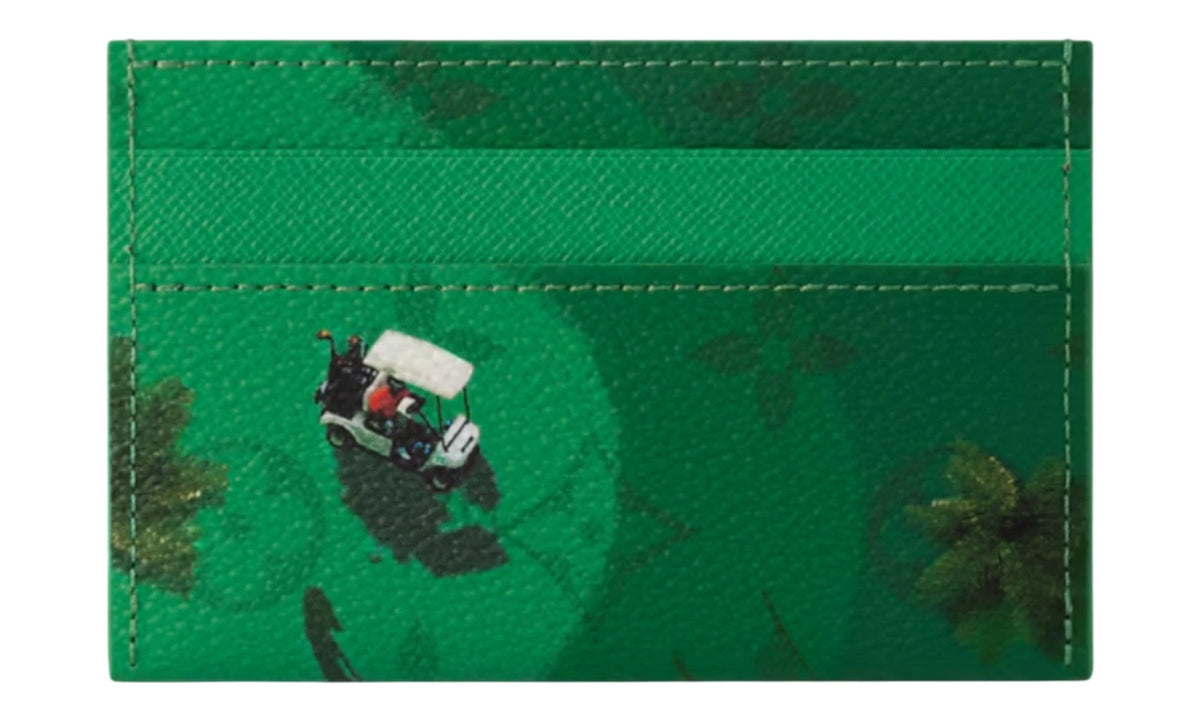 Louis Vuitton Golf Card Case Green