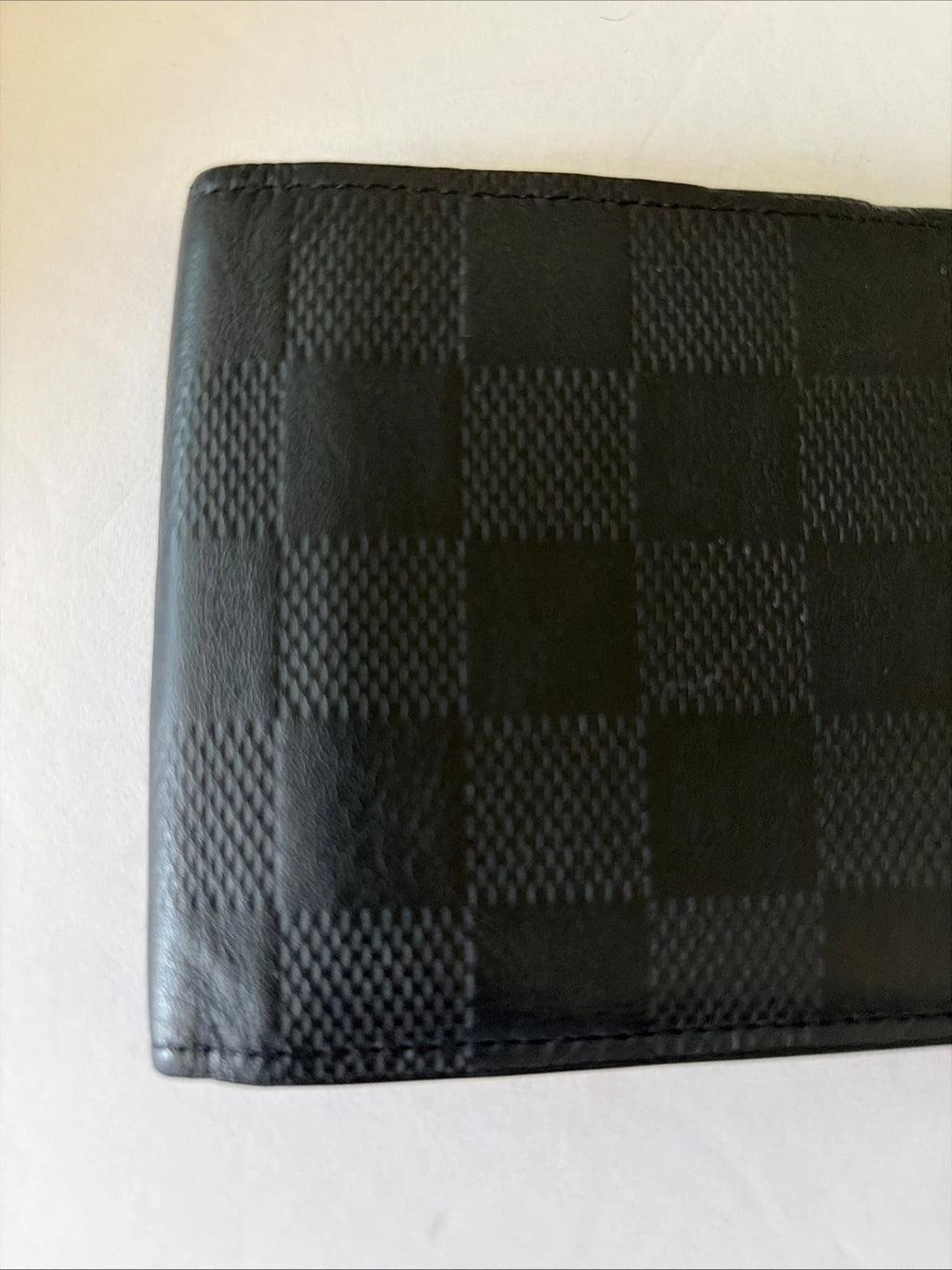 Louis Vuitton Damier Graphite Bifold Wallet Unisex Black Leather