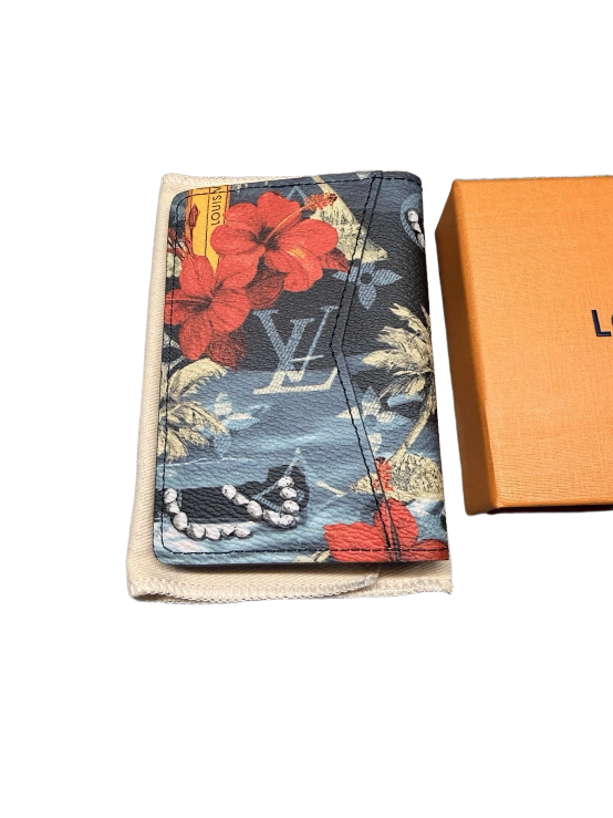 Louis Vuitton Pocket Organizer Monogram Surfin’ Blue Bifold Wallet M83498
