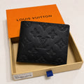Louis Vuitton Multiple Monogram Slender Canvas Black Men’s Wallet w/Box LV