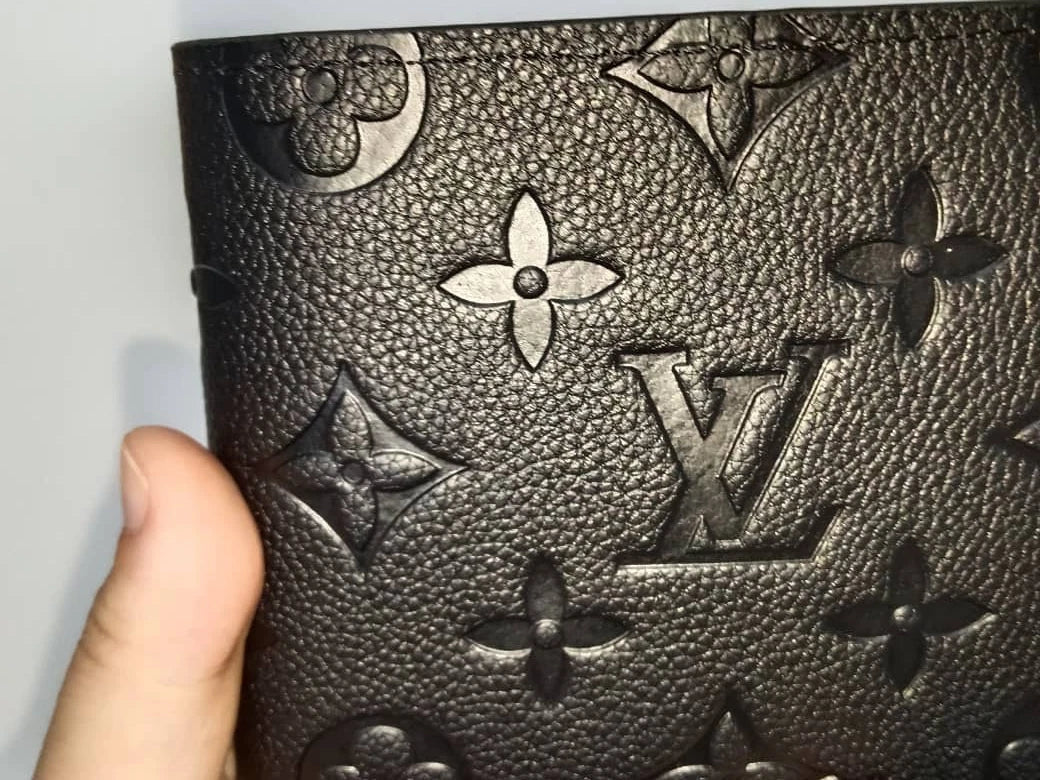 Louis Vuitton Multiple Monogram Slender Canvas Black Men’s Wallet w/Box LV