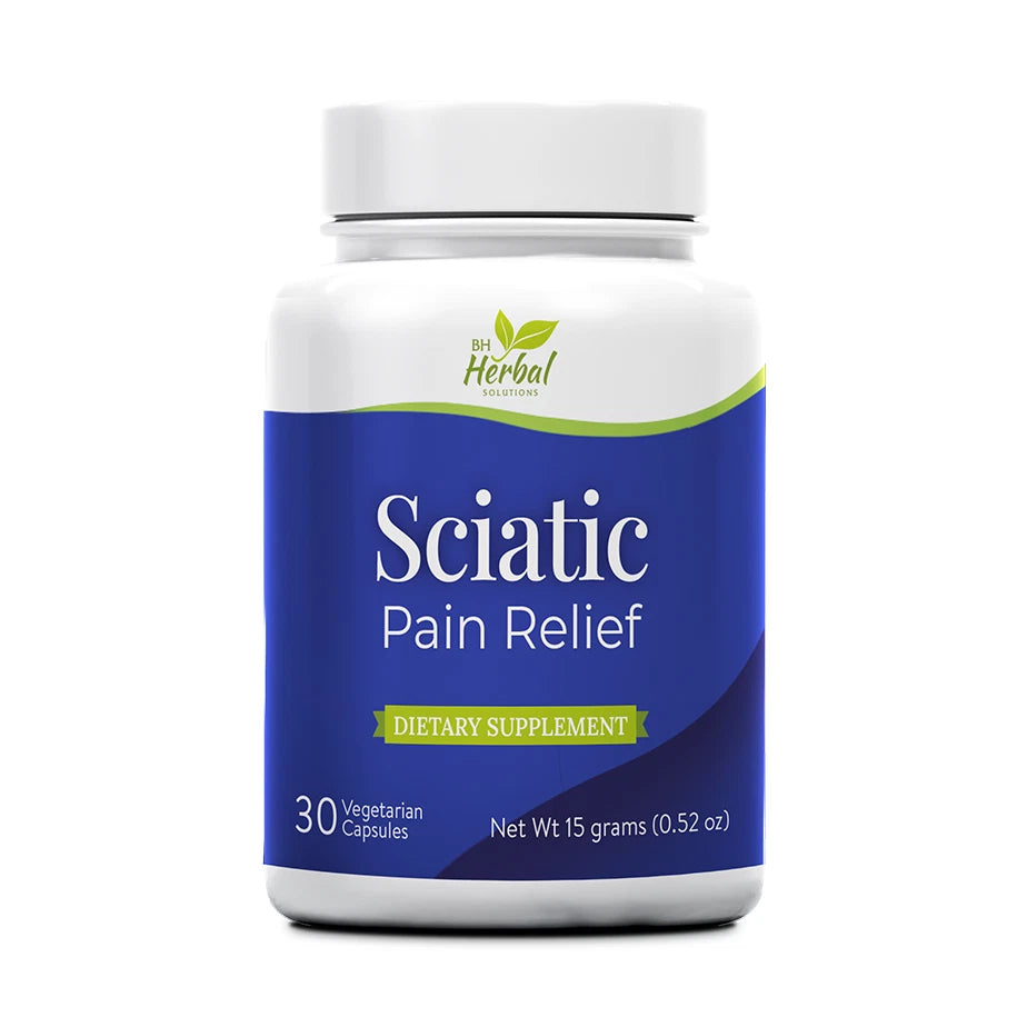 NEW 2 PACK Sciatic Pain Relief Natural Herbal Supplement