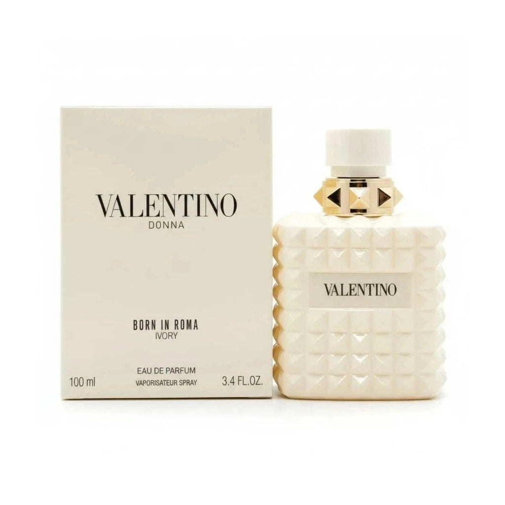 VALENTINO DONNA BORN IN ROMA IVORY EAU DE PARFUM SPRAY 3.4 Oz / 100 ml NEW