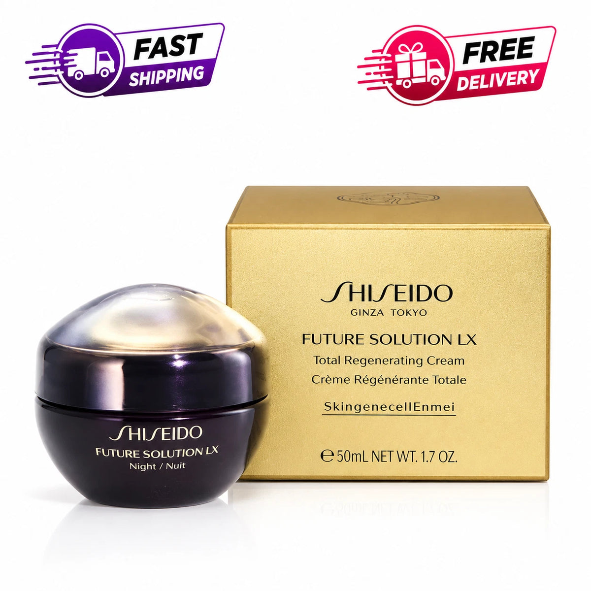 Shiseido Future Solution LX Total Regenerating Cream 1.7 Oz 50ml