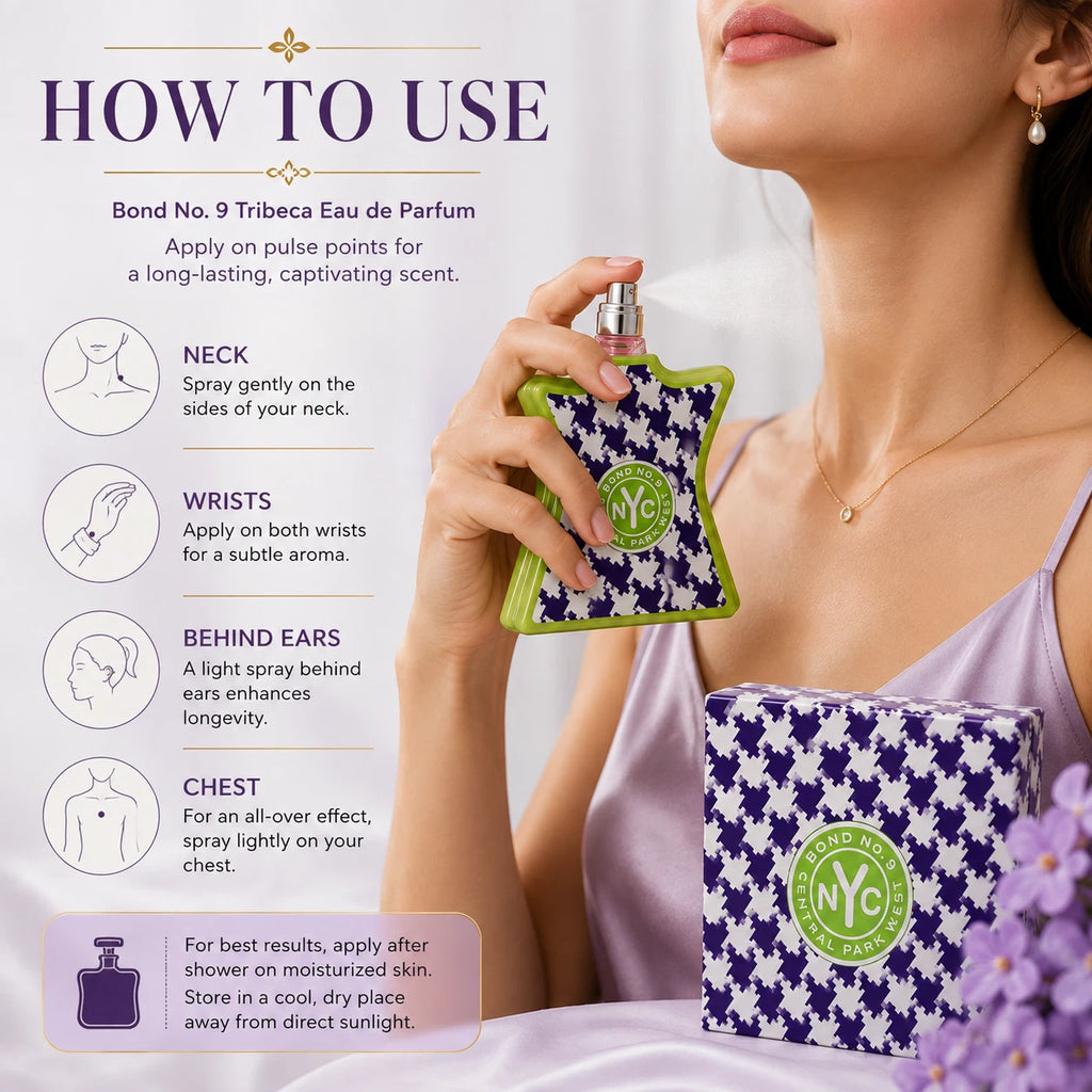 BOND NO. 9 CENTRAL PARK WEST EAU DE PARFUM – 3.3 OZ /100ML