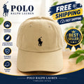 NWT Polo Ralph Lauren Classic Baseball Cap Hat Unisex Adults One Size BEIGE