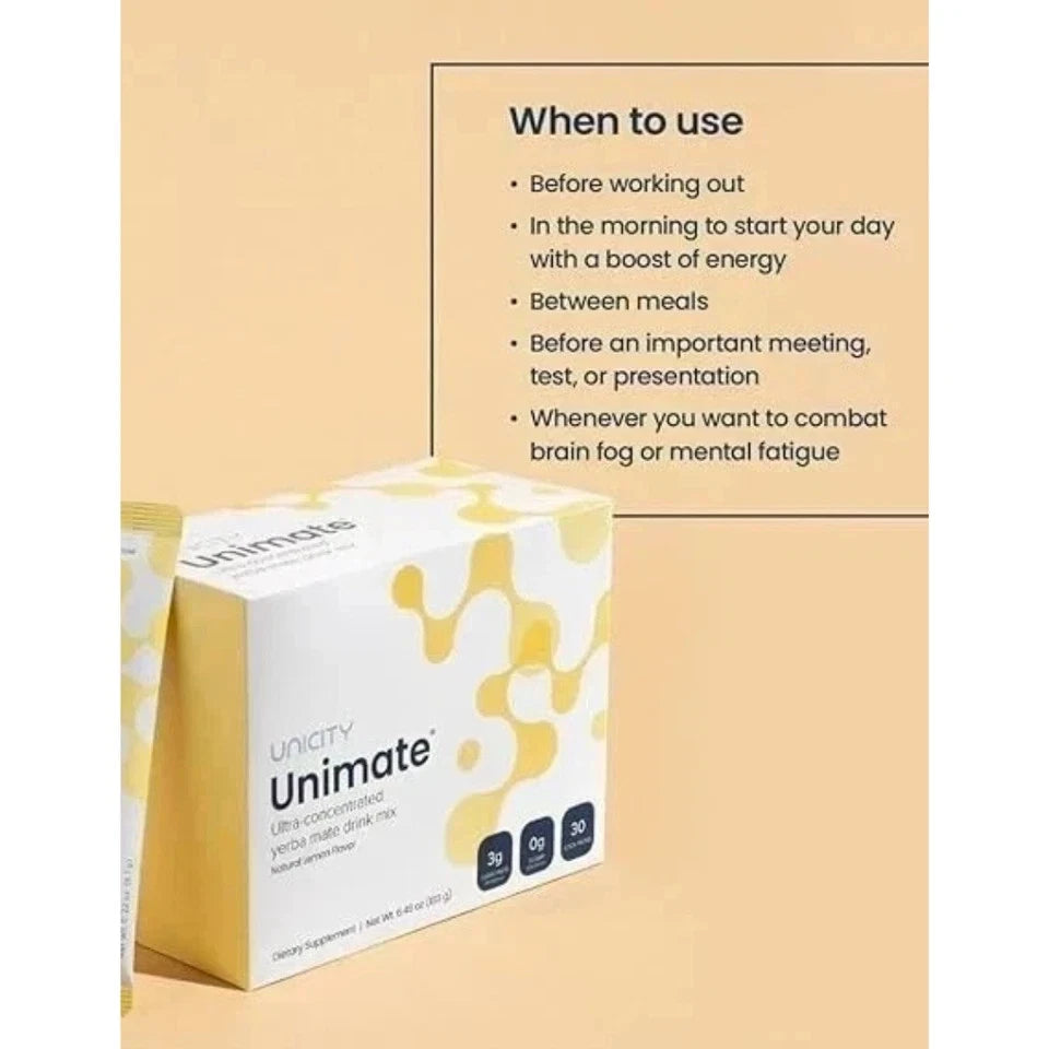 Combo-Unicity Unimate LEMON and Unicity Balance Natural Orange Flavor