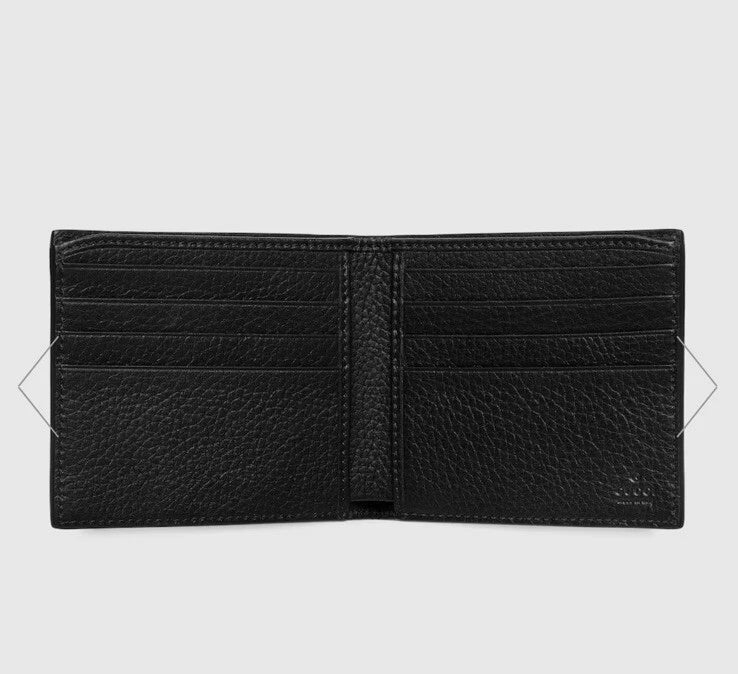 Gucci Gg Jumbo Black Leather Wallet