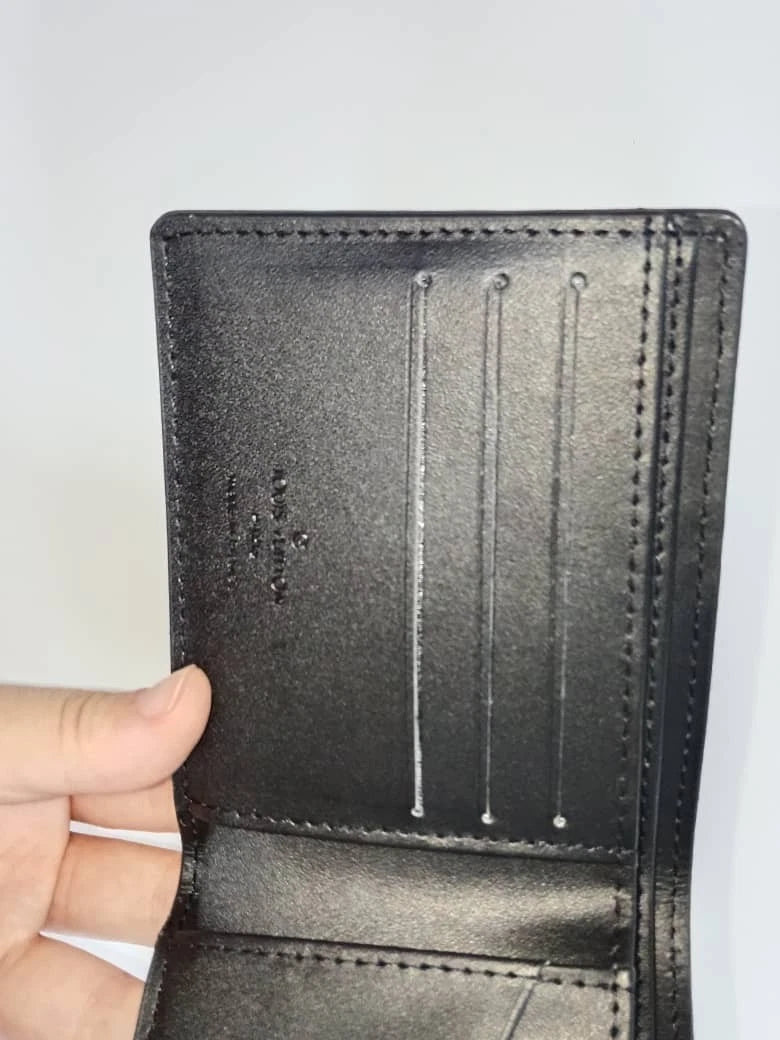 Louis Vuitton Men's Black Monogram Bifold Wallet